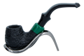 Peterson of Dublin St. Patrick's Day 2024 Limited Edition Sandblast "P" Lip Briar Pipe - Shape 317