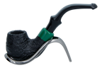 Peterson of Dublin St. Patrick's Day 2024 Limited Edition Sandblast "P" Lip Briar Pipe - Shape 317