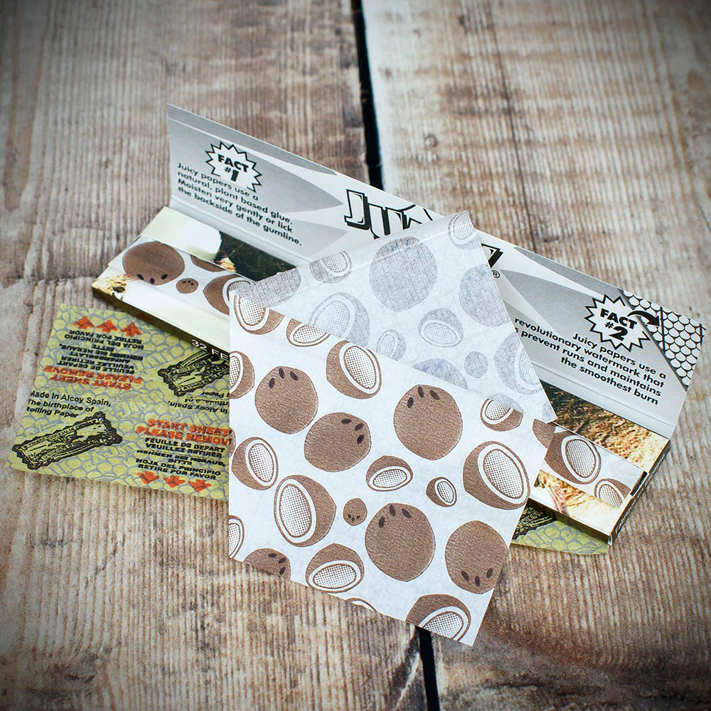 Juicy Jay's King Size Slim Rolling Papers - Coconut