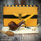 Savinelli Miele Rusticata Brownblast 207 - 6mm Briar Pipe