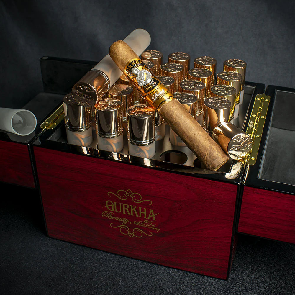 Gurkha 25th Anniversary Beauty Tubos Cigar - Single