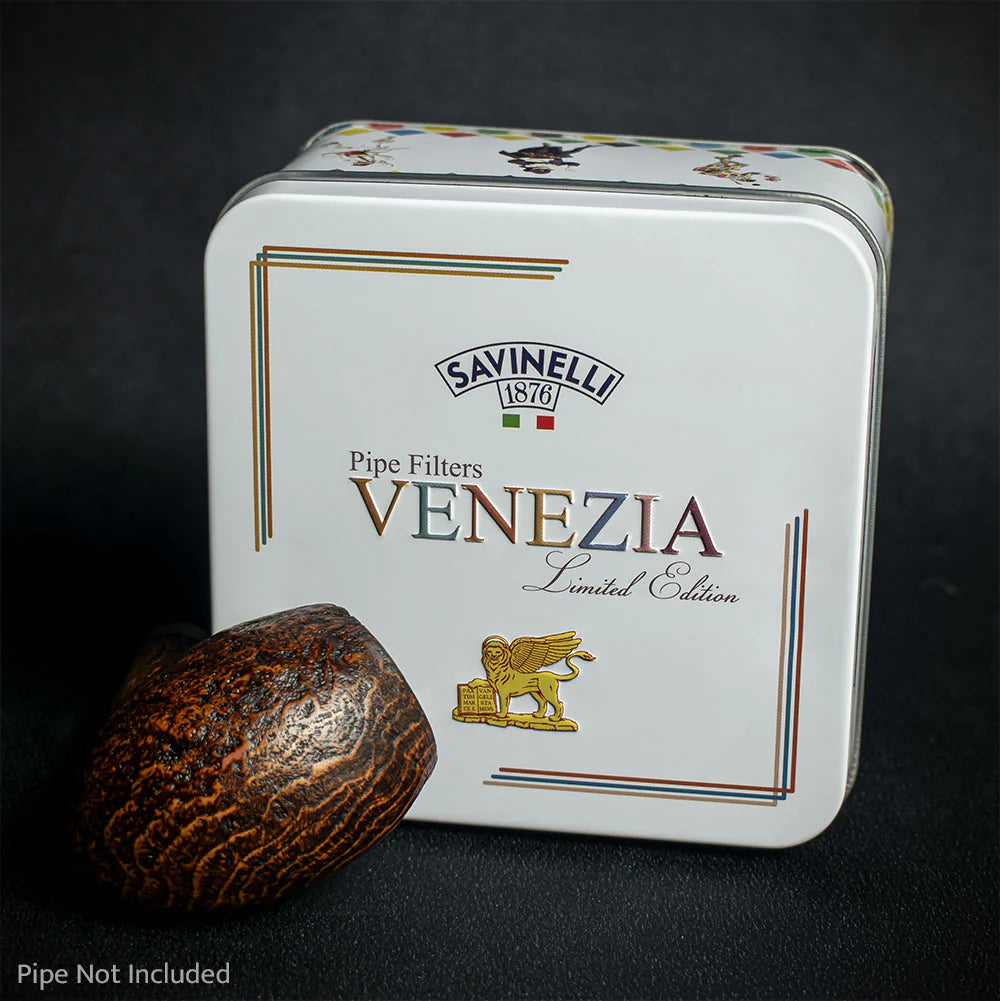Savinelli Charcoal 9mm Pipe Filters - Tin of 100