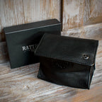 Rattray's Black Knight Leather Pipe Tobacco Pouch -  Small Stand Up 2