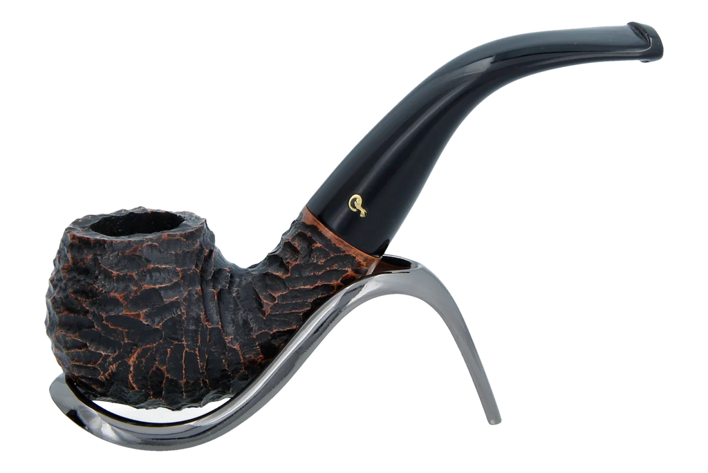 Peterson of Dublin Aran Rusticated Briar Smoking Pipe - Shape No.03