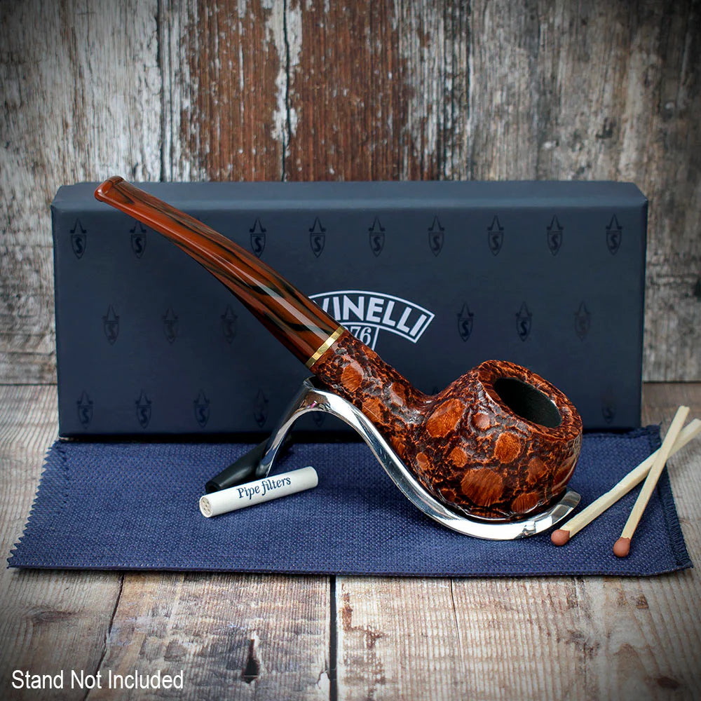 Savinelli Alligator Brown 315 - 6mm Briar Pipe