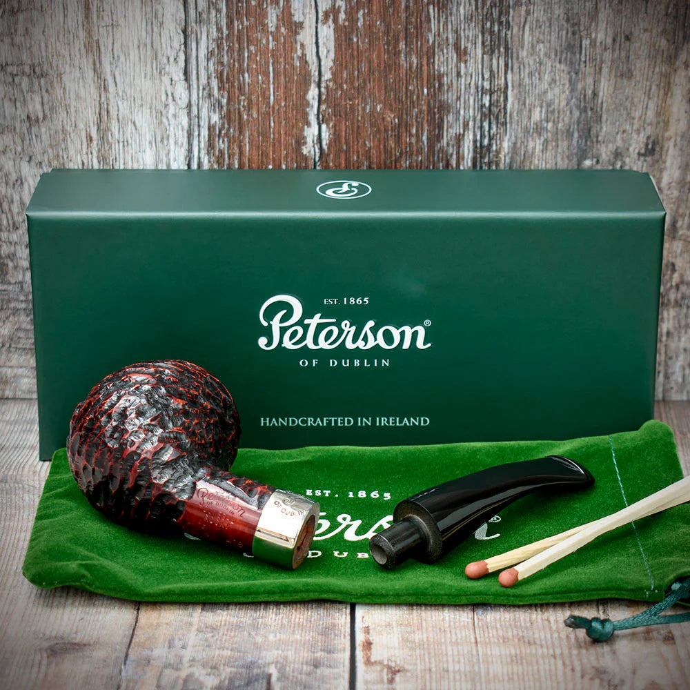 Peterson of Dublin Donegal Rocky Briar Smoking Pipe - Shape No.408