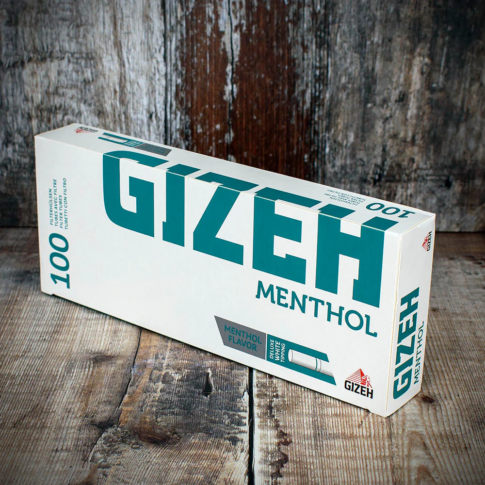Gizeh Cigarette Tubes Menthol 100 Pack