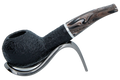 Savinelli Morellina Rustic Black 321 - 6mm Briar Pipe