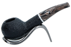 Savinelli Morellina Rustic Black 321 - 6mm Briar Pipe