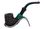 Peterson of Dublin St. Patrick's Day 2024 Limited Edition Rusticated "P" Lip Briar Pipe - Shape 313
