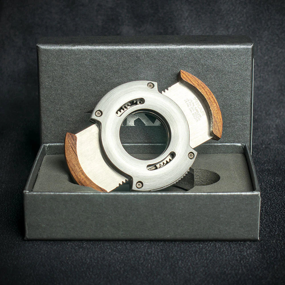 Xikar XO Redwood Double Blade Guillotine Cigar Cutter