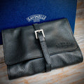 Savinelli Black Leather Travel Pipe Bag