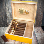 Cigar Humidor Che Guevara Yellow - 40 Cigar Capacity