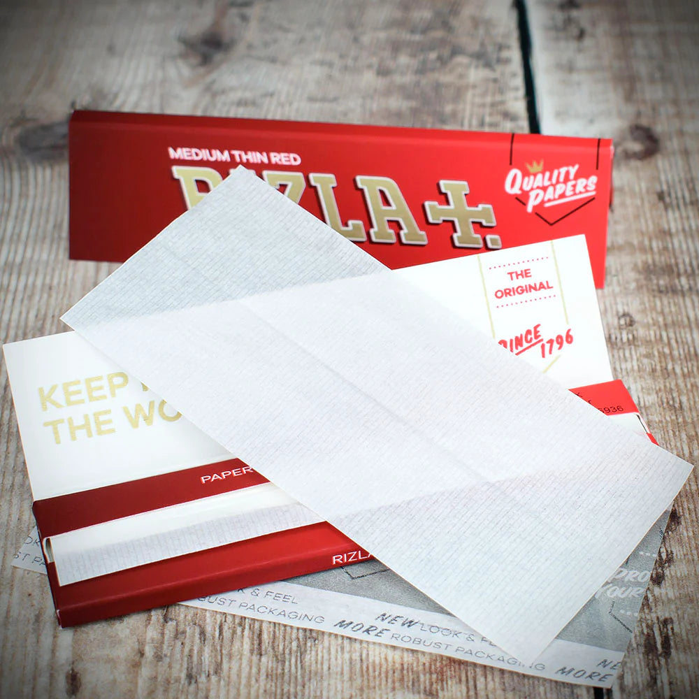Rizla King Size Red Rolling Papers | Bundle of 2
