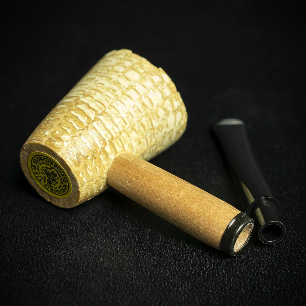 Missouri Meerschaum Mark Twain Corn Cob Pipe - Straight