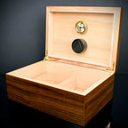 Cigar Humidor Walnut Veneer HU17 - 50 Cigar Capacity
