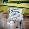Sharrow Philtpads White Chalk Pipe Filters - Bag of 25