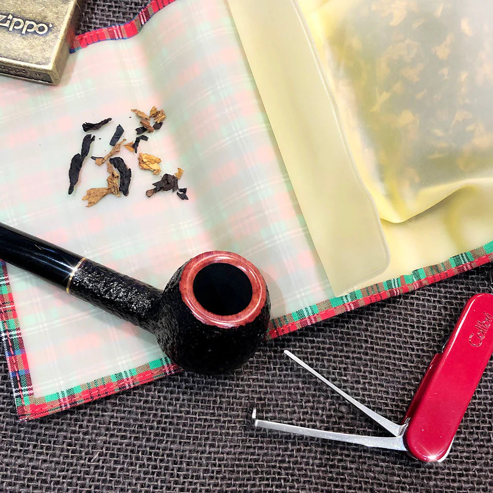 Scotch Plaid (Tartan) Pipe Tobacco Pouch - Green