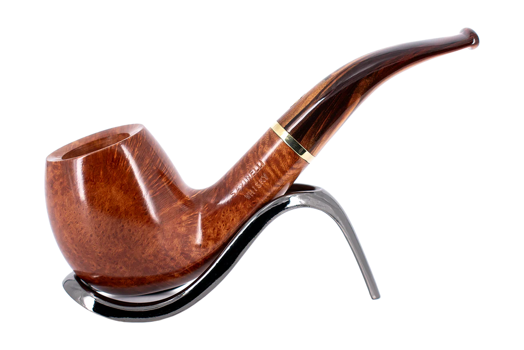 Savinelli Whiskey Natural Smooth 677KS - 6mm Briar Pipe