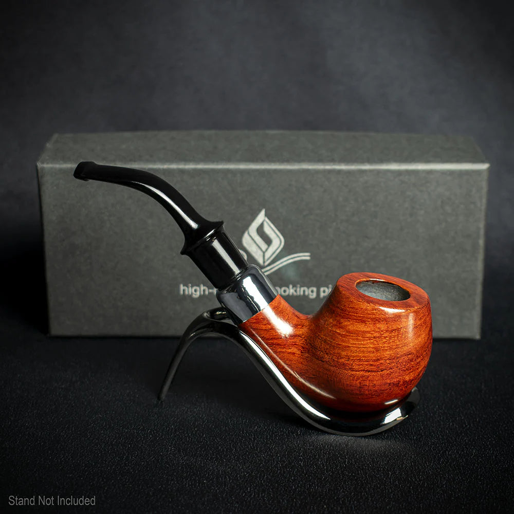 Smoke-King 9mm Rosewood Budget Pipe - Bent