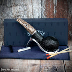 Savinelli Morellina Rustic Black 321 - 6mm Briar Pipe