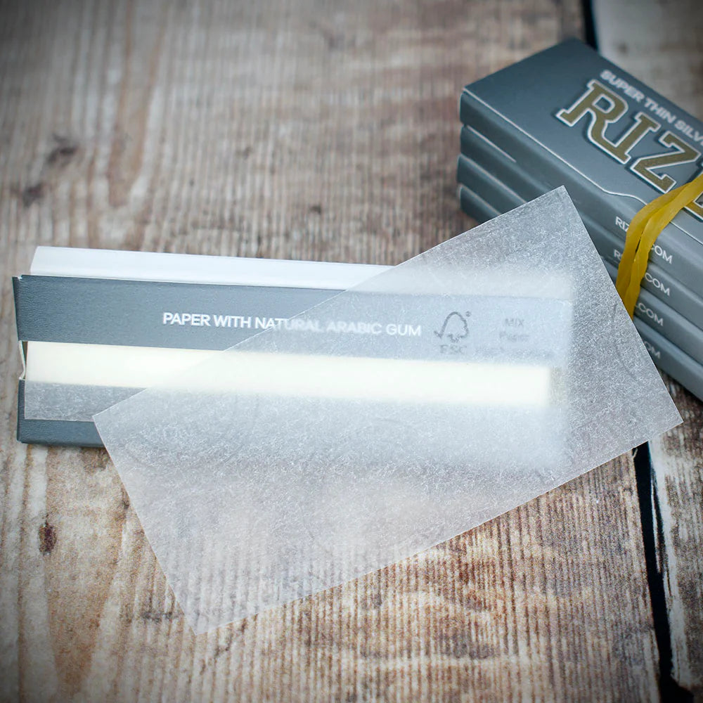 Rizla Regular Silver Rolling Papers - Bundle of 5