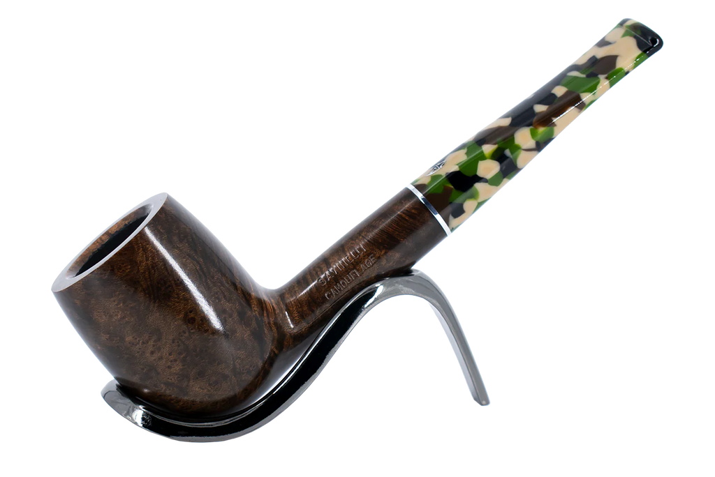 Savinelli Camouflage Smooth Brown 111 - 6mm Briar Pipe
