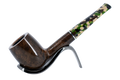 Savinelli Camouflage Smooth Brown 111 - 6mm Briar Pipe