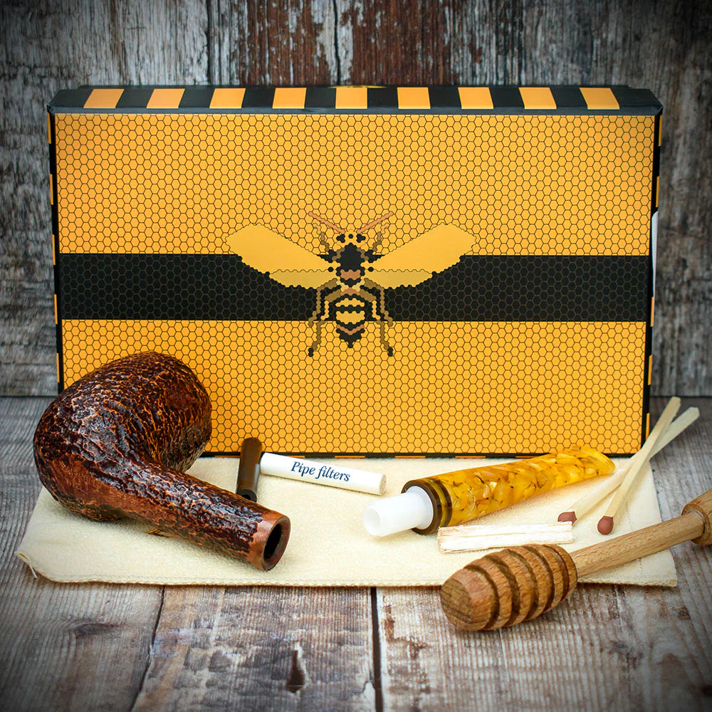 Savinelli Miele Rusticata Brownblast 111 - 6mm Briar Pipe