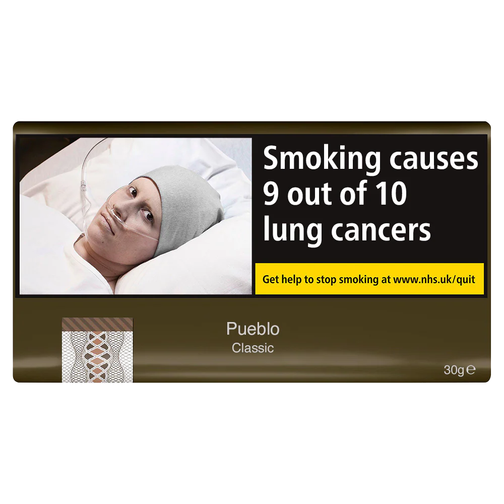 Pueblo Classic Additive-Free Hand Rolling Tobacco - 30g Pouch