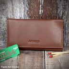 Sarome Leather Handrolling Pouch - Tan PO25T