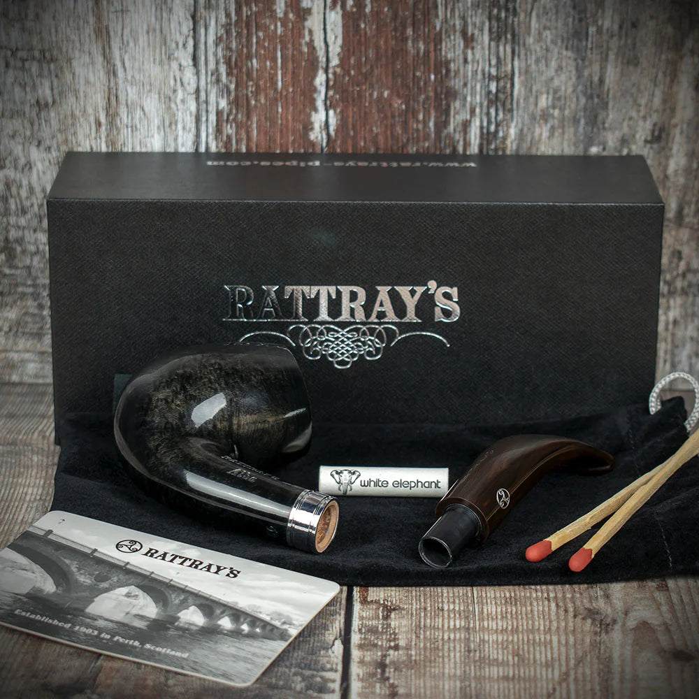 Rattray's Alba Briar Smoking Pipe - Shape No 69