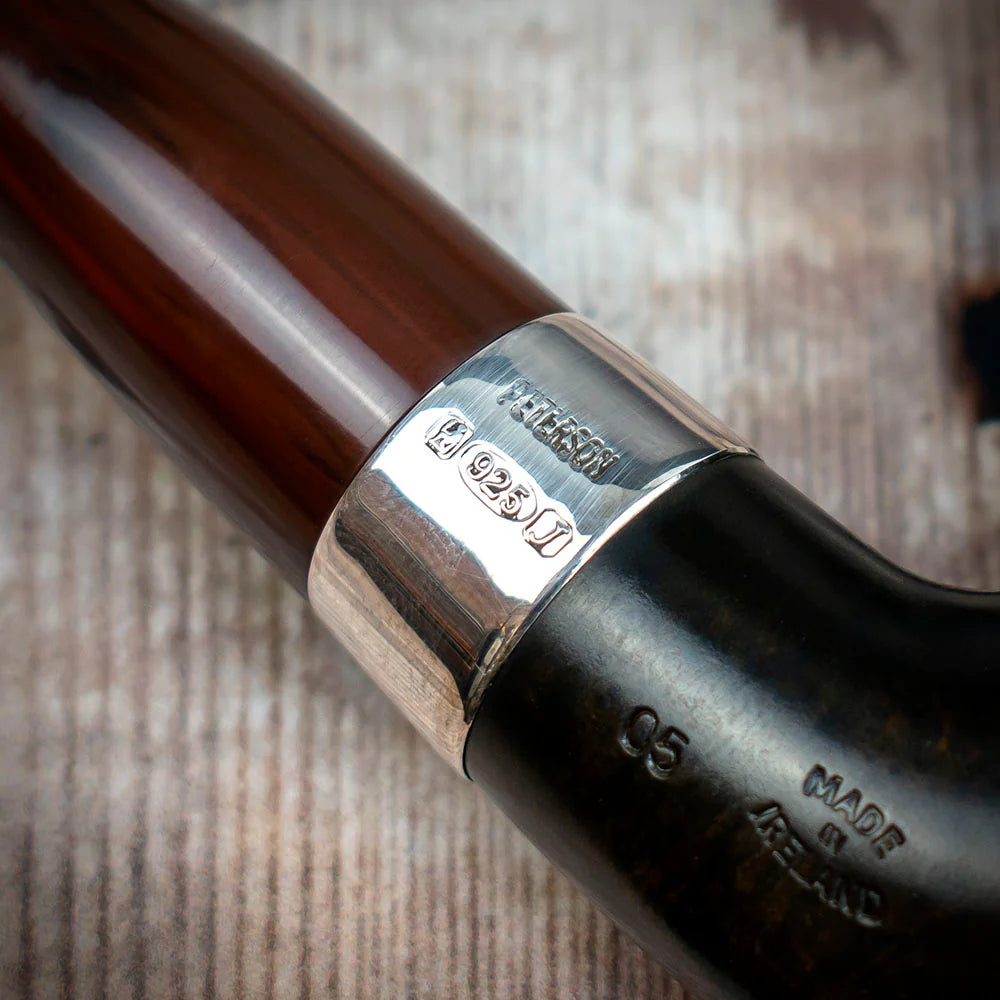 Peterson of Dublin Harp Briar Smoking Pipe - Shape No.05