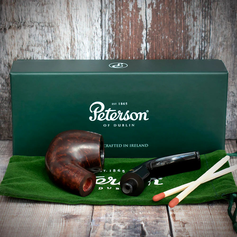 Peterson of Dublin Aran Briar Smoking Pipe - Shape No.221