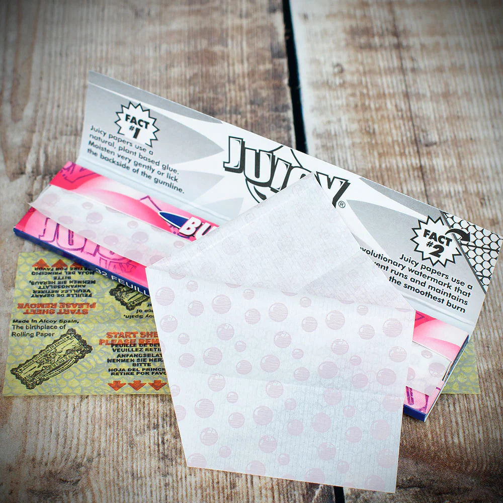 Juicy Jay's King Size Slim Rolling Papers - Bubblegum