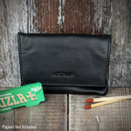 Sarome Leather Handrolling Pouch - Black PO29