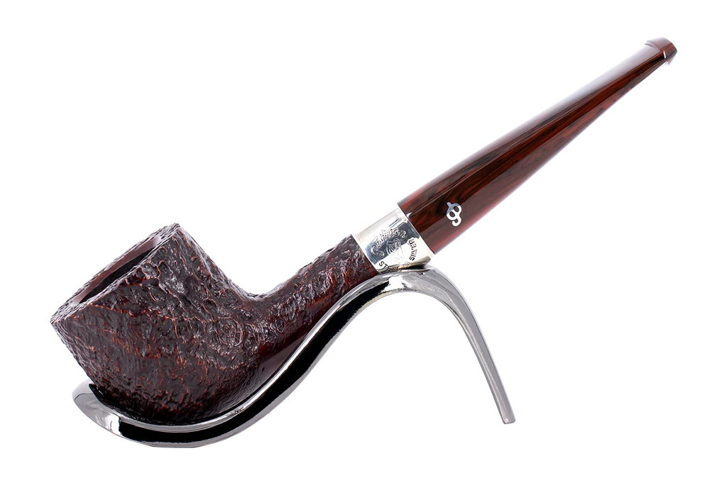 Peterson of Dublin Irish Harp Sandblasted Smoking Pipe - Shape 608
