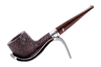Peterson of Dublin Irish Harp Sandblasted Smoking Pipe - Shape 608