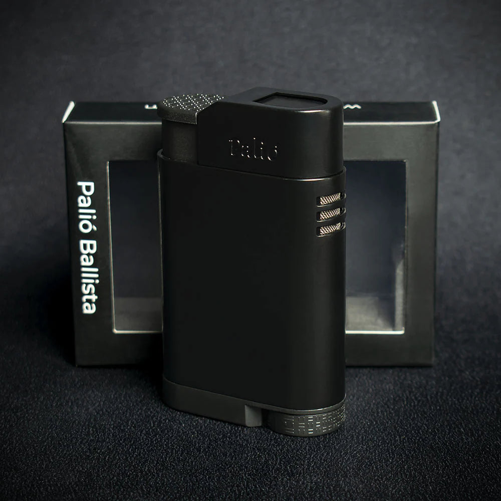 Palio Ballista Single Jet Cigar Lighter - Black