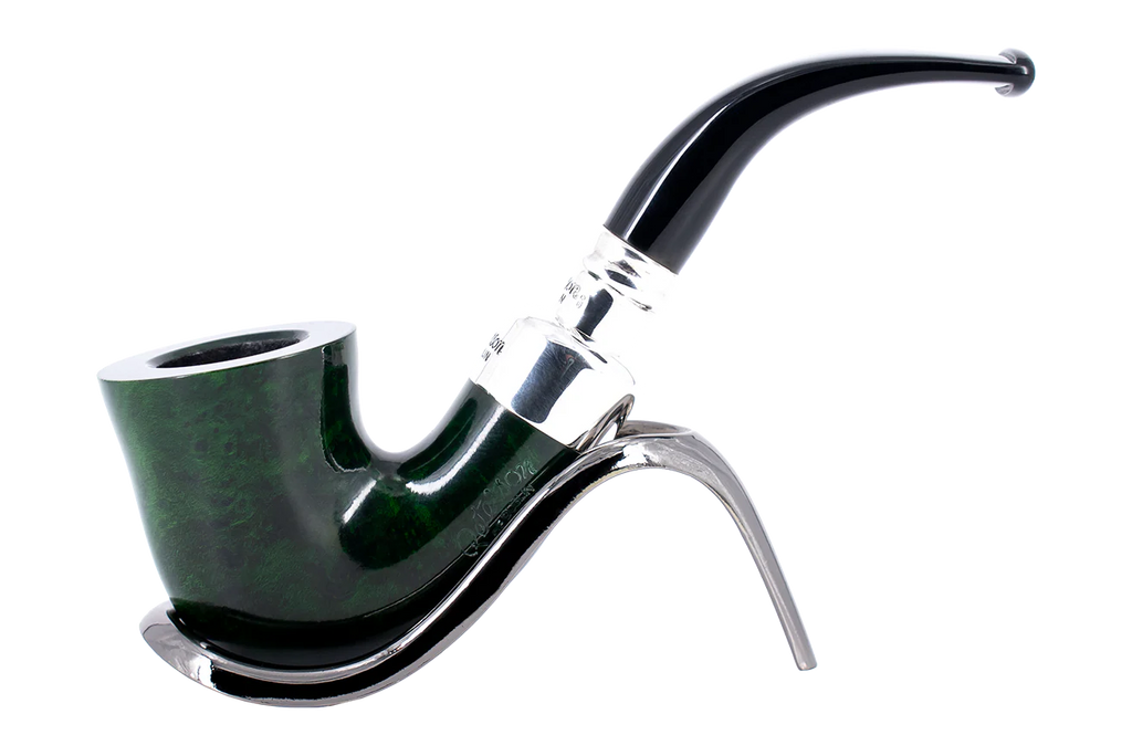 Peterson of Dublin Green Spigot Briar Smoking Pipe - Shape 05