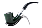 Peterson of Dublin Green Spigot Briar Smoking Pipe - Shape 05