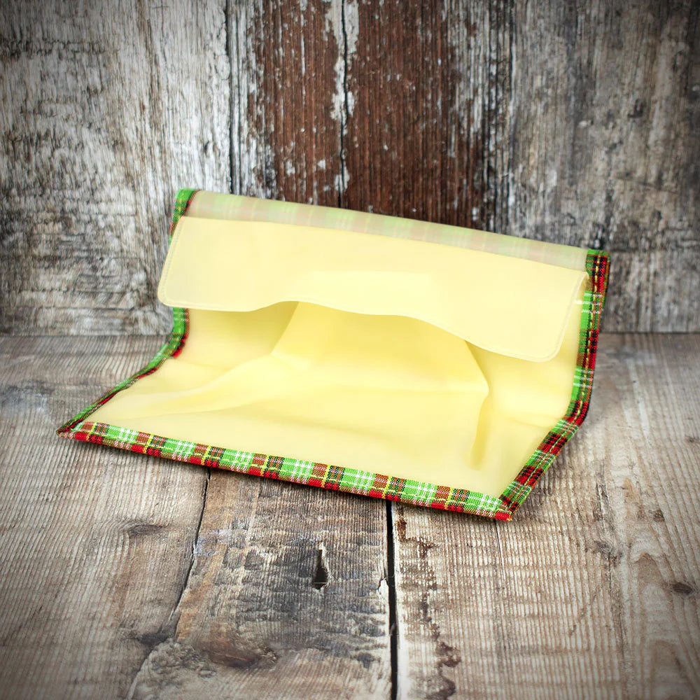 Scotch Plaid (Tartan) Pipe Tobacco Pouch - Green