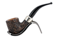 Peterson of Dublin Arklow Sandblasted Briar Smoking Pipe - Shape 01 - 9mm