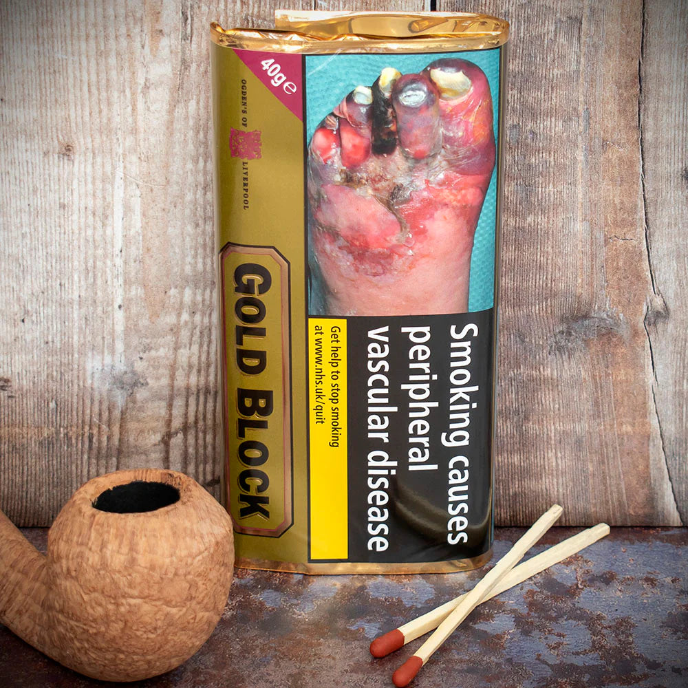 Gold Block  Pipe Tobacco  40g Packet