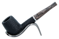 Savinelli Morellina Rustic Black 128R - 6mm Briar Pipe