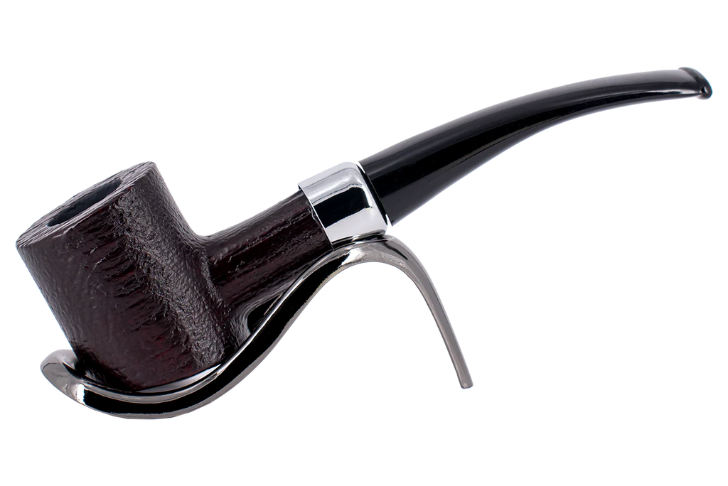 Smoke-King 9mm Rosewood Budget Pipe - Curved Rustic