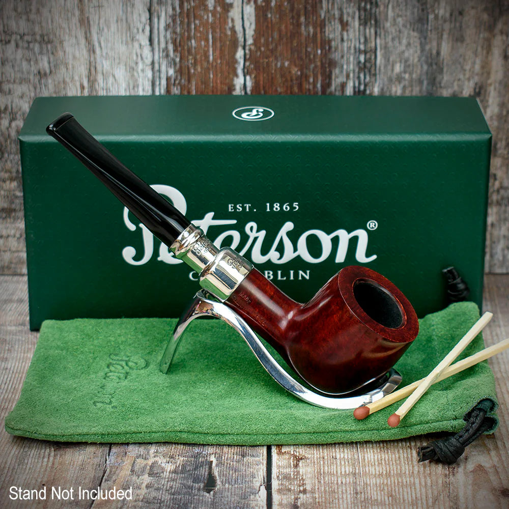 Peterson of Dublin Red Spigot Briar Smoking Pipe - Shape 606