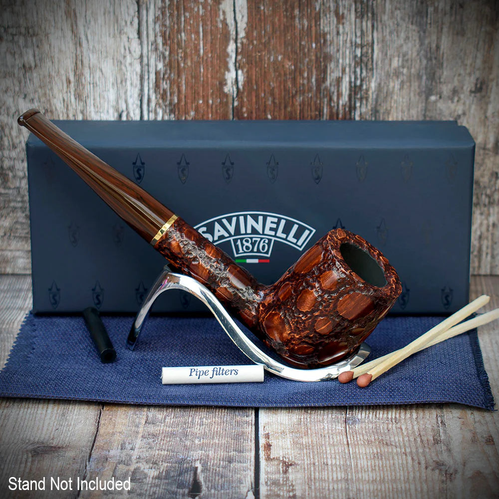 Savinelli Alligator Brown 111 - 6mm Briar Pipe