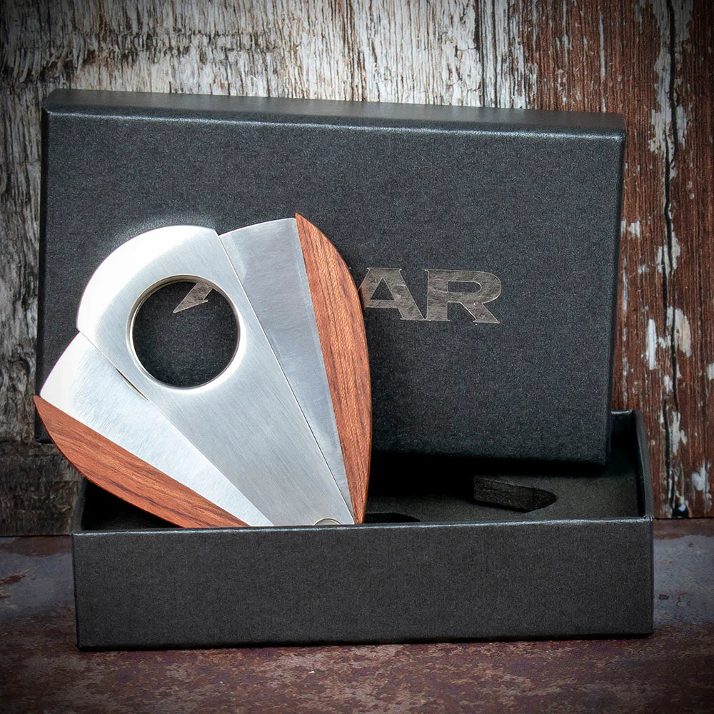 Xikar Xi-3 Redwood 300RW Double Blade Guillotine Cigar Cutter