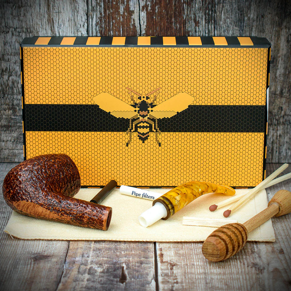 Savinelli Miele Rusticata Brownblast 670 - 6mm Briar Pipe